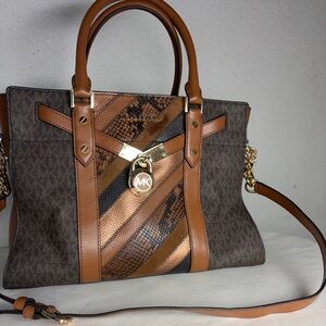 Michael Kors Hamilton Nouveau Large Satchel bag